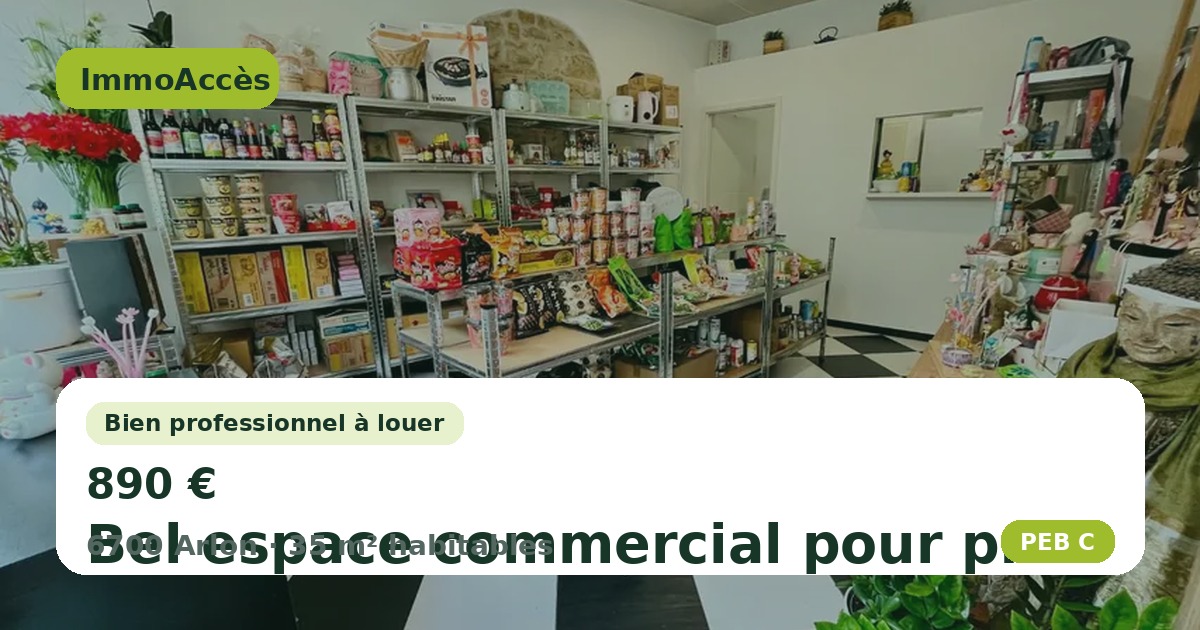 Bel espace commercial pour profession libéral bien situé